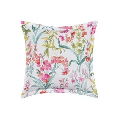 Five Queens Court Tahlia 18" Square Decorative Throw Pillow In Pink