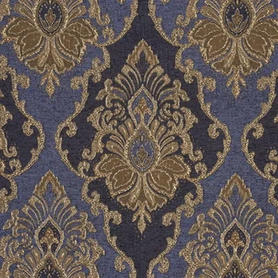 Five Queens Court Woodstock Comforter Set In Indigo