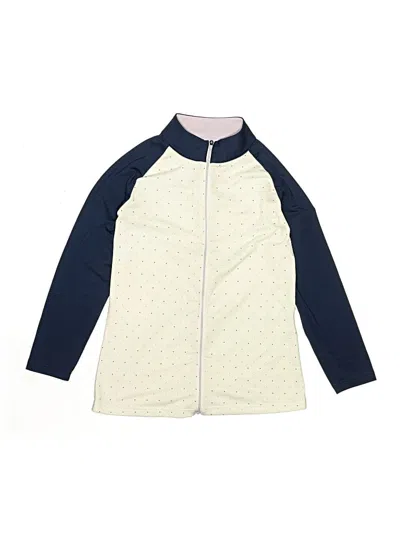 Pre-owned Fj Footjoy Kids' Jacket In Ivory