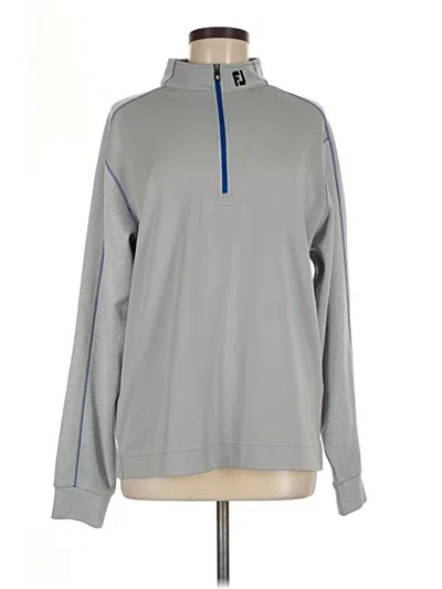 Pre-owned Fj Footjoy Track Jacket In Gray
