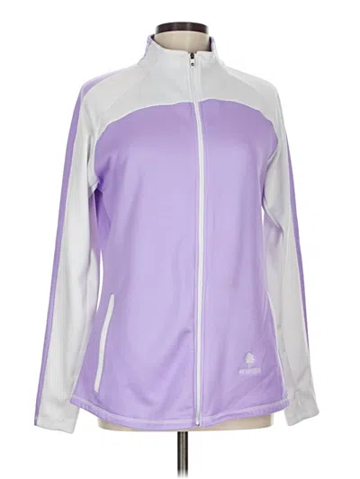 Pre-owned Fj Footjoy Track Jacket In Purple