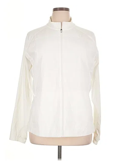 Pre-owned Fj Footjoy Track Jacket In White