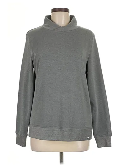 Pre-owned Fj Footjoy Turtleneck Sweater In Gray