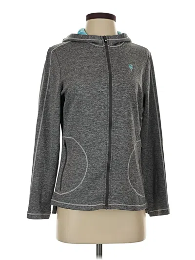 Pre-owned Fj Footjoy Zip Up Hoodie In Gray