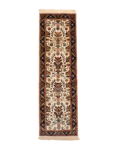 F.j. Kashanian Agra Hand-knotted Rug In Brown
