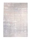 F.j. Kashanian Diamond Wool-blend Rug In Gray