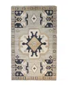 F.j. Kashanian Jamie Wool Rug In White