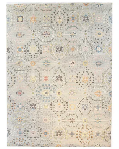F.j. Kashanian Fj Kashanian Kerman Rug In Blue