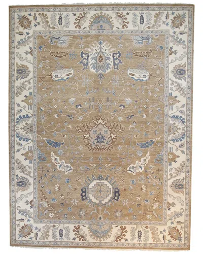 F.j. Kashanian Fj Kashanian Oushak Rug In Beige