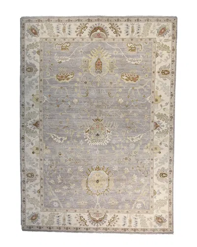 F.j. Kashanian Oushak Wool Rug In Brown