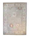 F.j. Kashanian Oushak Wool Rug In Grey