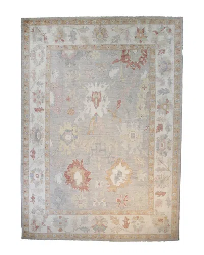 F.j. Kashanian Oushak Wool Rug In Grey