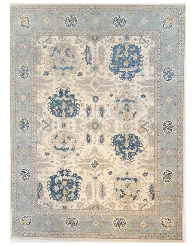 F.j. Kashanian Fj Kashanian Oushak Wool Rug In White