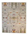 F.j. Kashanian Sari Wool Graphic Wool Rug In Blue