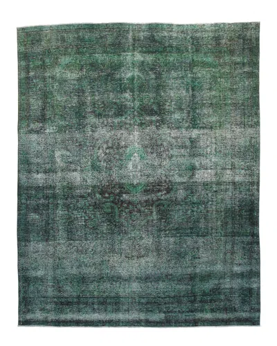F.j. Kashanian Vintage Wool Rug In Green