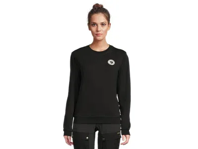 Fjall Raven 1960 Logo Badge Sweater In Black