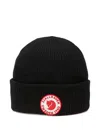 Fjall Raven 1960 Logo-patch Beanie In Black