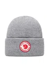 Fjall Raven 1960 Logo-patch Beanie In Gray