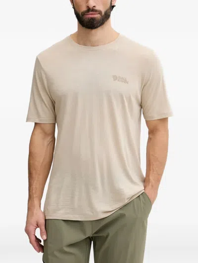 Fjall Raven Abisko Logo-print T-shirt In Neutral