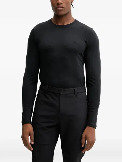 Fjall Raven Abisko Long-sleeve T-shirt In Black