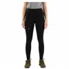 Fjall Raven Abisko Tight Pants In Black In Black