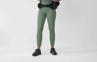 Fjall Raven Abisko Tights In Patina Green/614