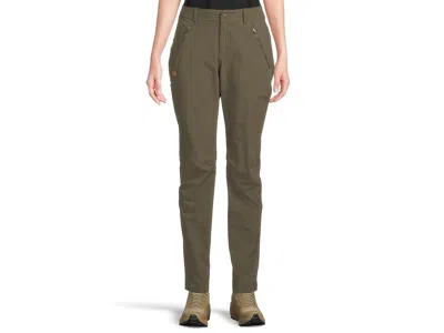 Fjall Raven Abisko Trail Stretch Trousers In Green
