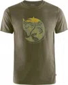 Fjall Raven Arctic Fox Mens T-shirt In Green