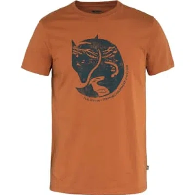 Fjall Raven Arctic Fox T-shirt In Terracotta