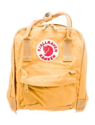 Pre-owned Fjall Raven Backpack In Yellow