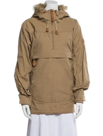 Pre-owned Fjall Raven Bomber Jacket In Brown