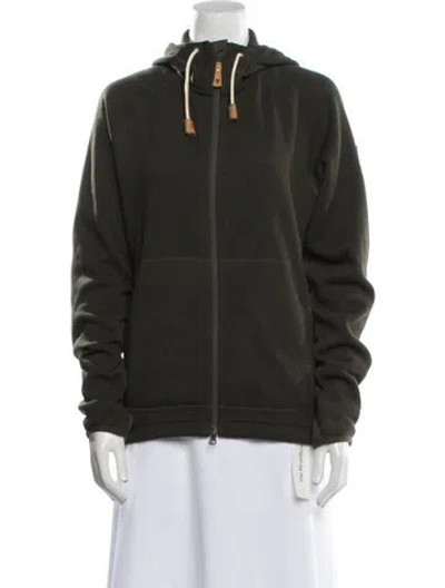 Pre-owned Fjall Raven Bomber Jacket In Green