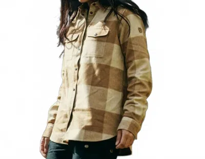 Fjall Raven Canada Long-sleeved Shirt In Buckwheat Brown-light Beige In Multi