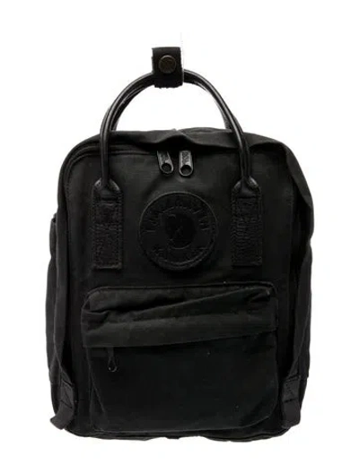 Pre-owned Fjall Raven Canvas Backpack In Black