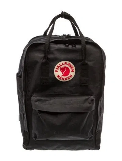 Pre-owned Fjall Raven Canvas Backpack In Black