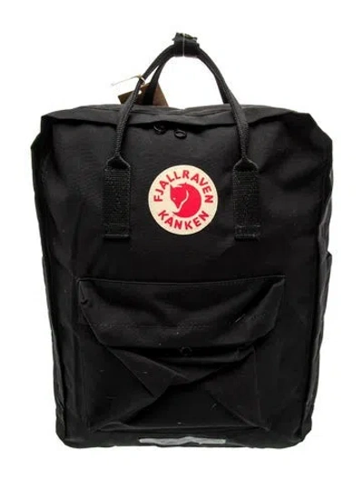 Pre-owned Fjall Raven Canvas Backpack In Black