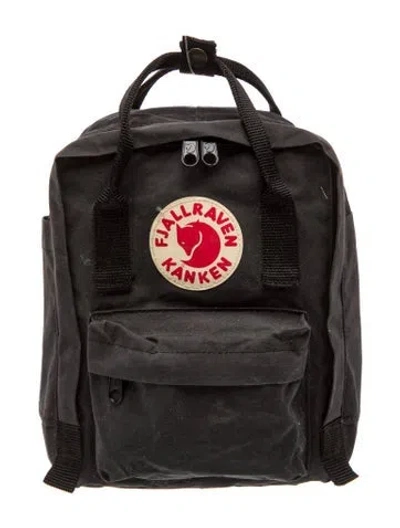Pre-owned Fjall Raven Canvas Backpack In Black