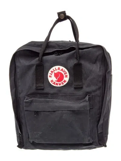 Pre-owned Fjall Raven Canvas Backpack In Black