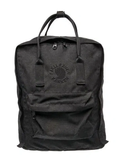 Pre-owned Fjall Raven Canvas Backpack In Black