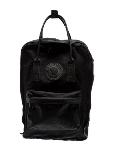 Pre-owned Fjall Raven Canvas Backpack In Black