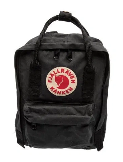 Pre-owned Fjall Raven Canvas Backpack In Black