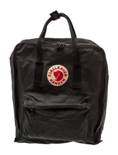 Pre-owned Fjall Raven Canvas Backpack In Black