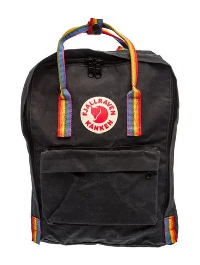 Pre-owned Fjall Raven Canvas Backpack In Black