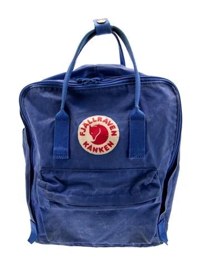 Pre-owned Fjall Raven Canvas Backpack In Blue