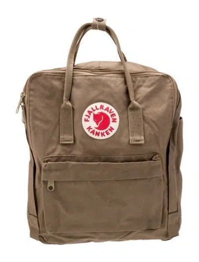 Pre-owned Fjall Raven Canvas Backpack In Brown