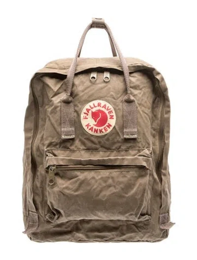 Pre-owned Fjall Raven Canvas Backpack In Green