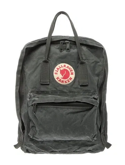 Pre-owned Fjall Raven Canvas Backpack In Green