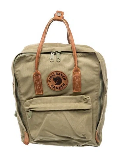Pre-owned Fjall Raven Canvas Backpack In Green