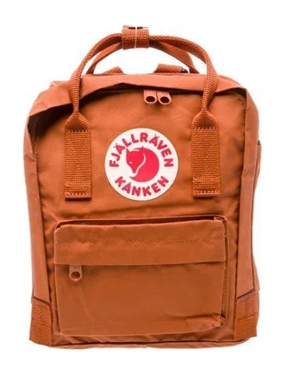 Pre-owned Fjall Raven Canvas Backpack In Orange