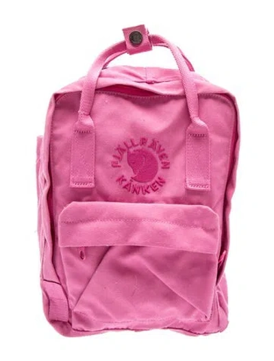 Pre-owned Fjall Raven Canvas Backpack In Pink